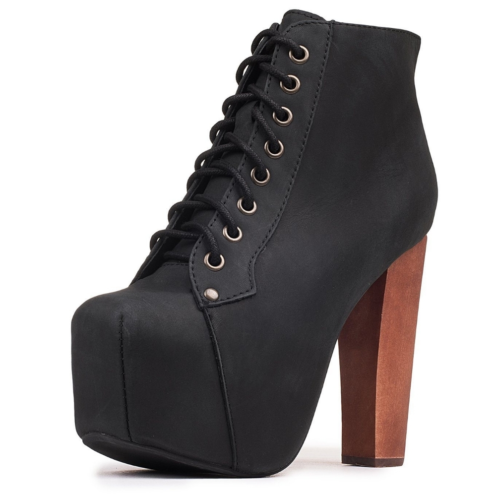 Jeffrey Campbell Black Lita Booties
